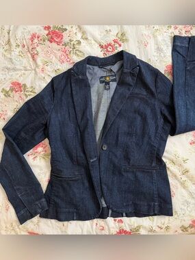 Lucky Brand Indigo Denim Blazer